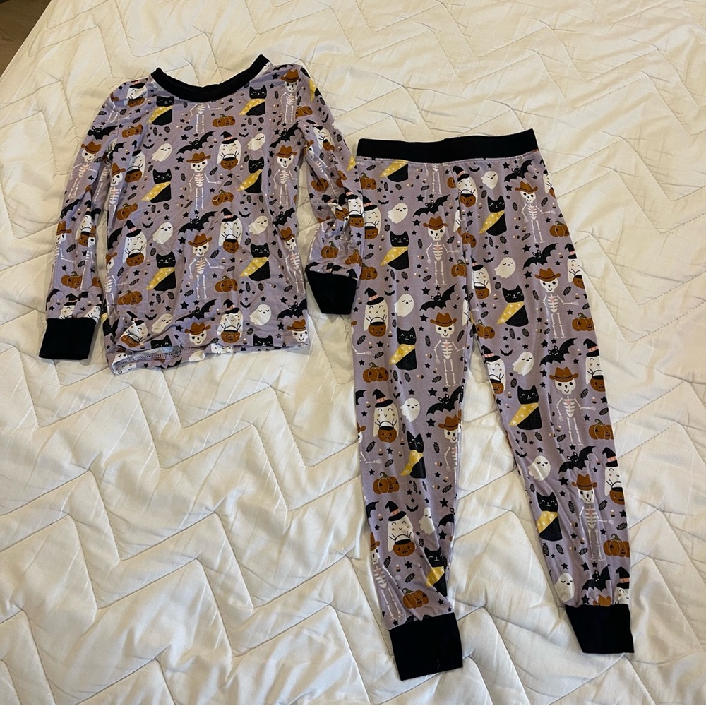 Emerson And Friends Spooky Purple Long Sleeve PJ Set - 3T